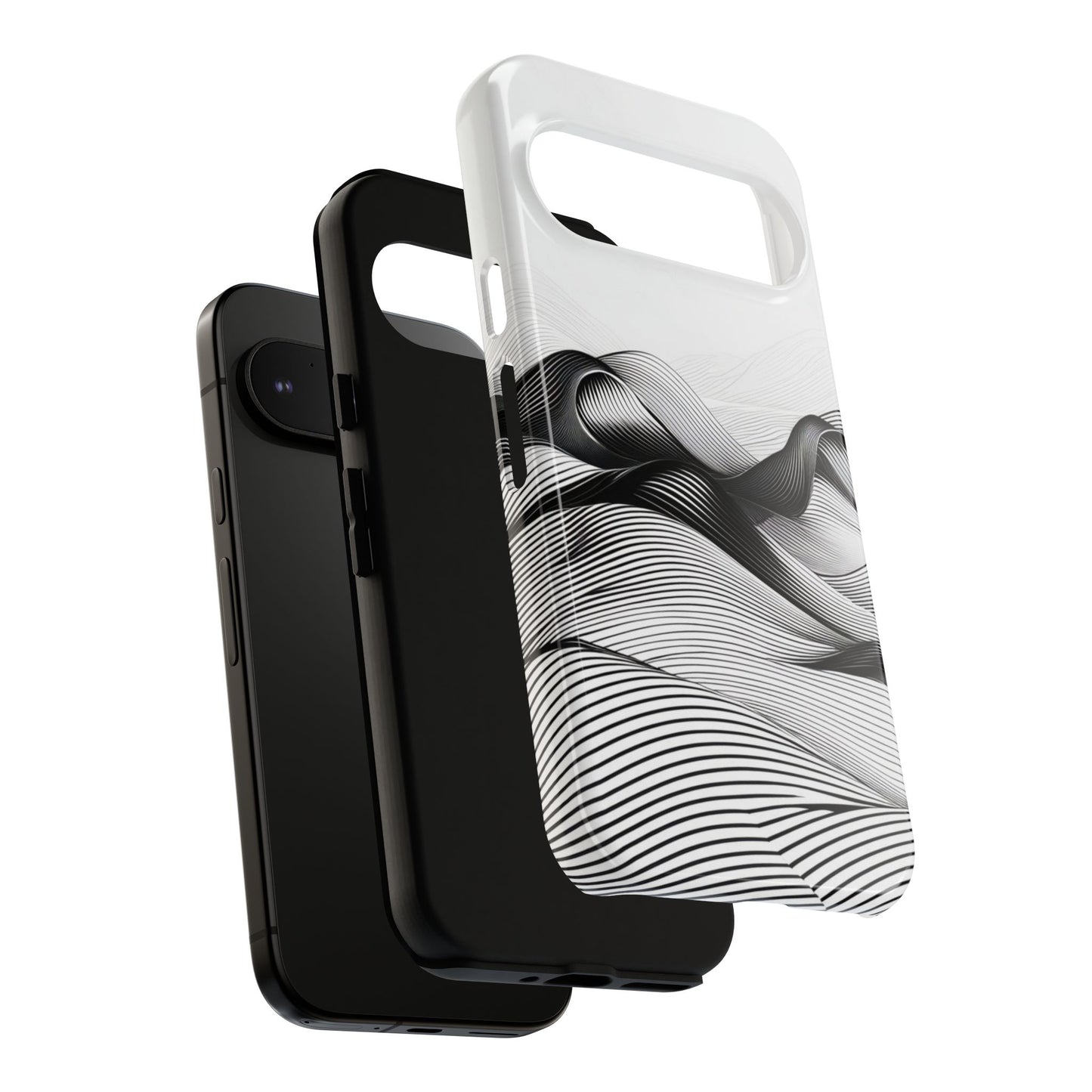 Abstract Waves Tough Phone Case