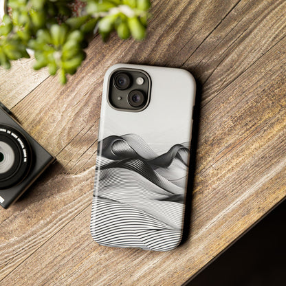 Abstract Waves Tough Phone Case