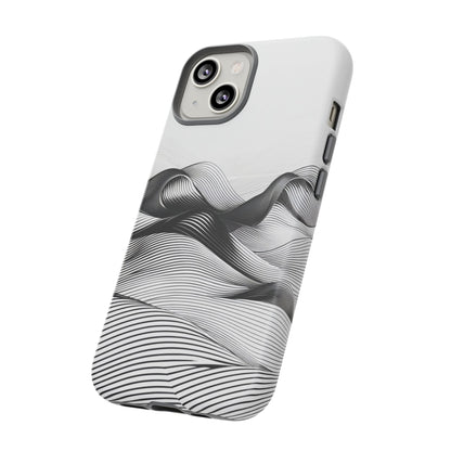 Abstract Waves Tough Phone Case