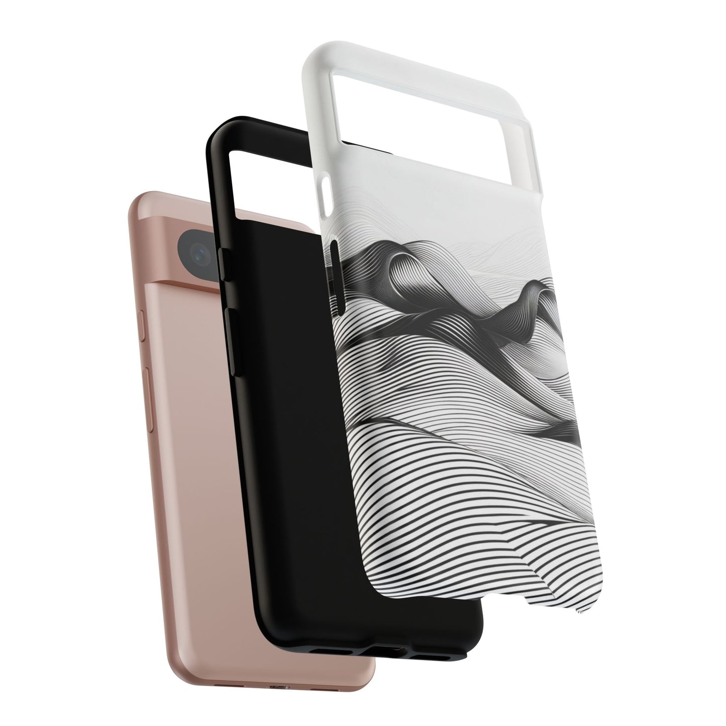 Abstract Waves Tough Phone Case