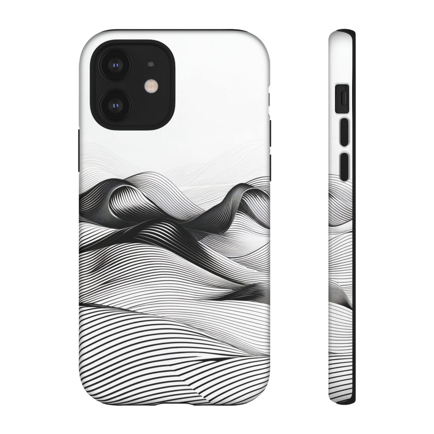 Abstract Waves Tough Phone Case