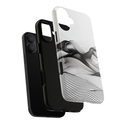 Abstract Waves Tough Phone Case