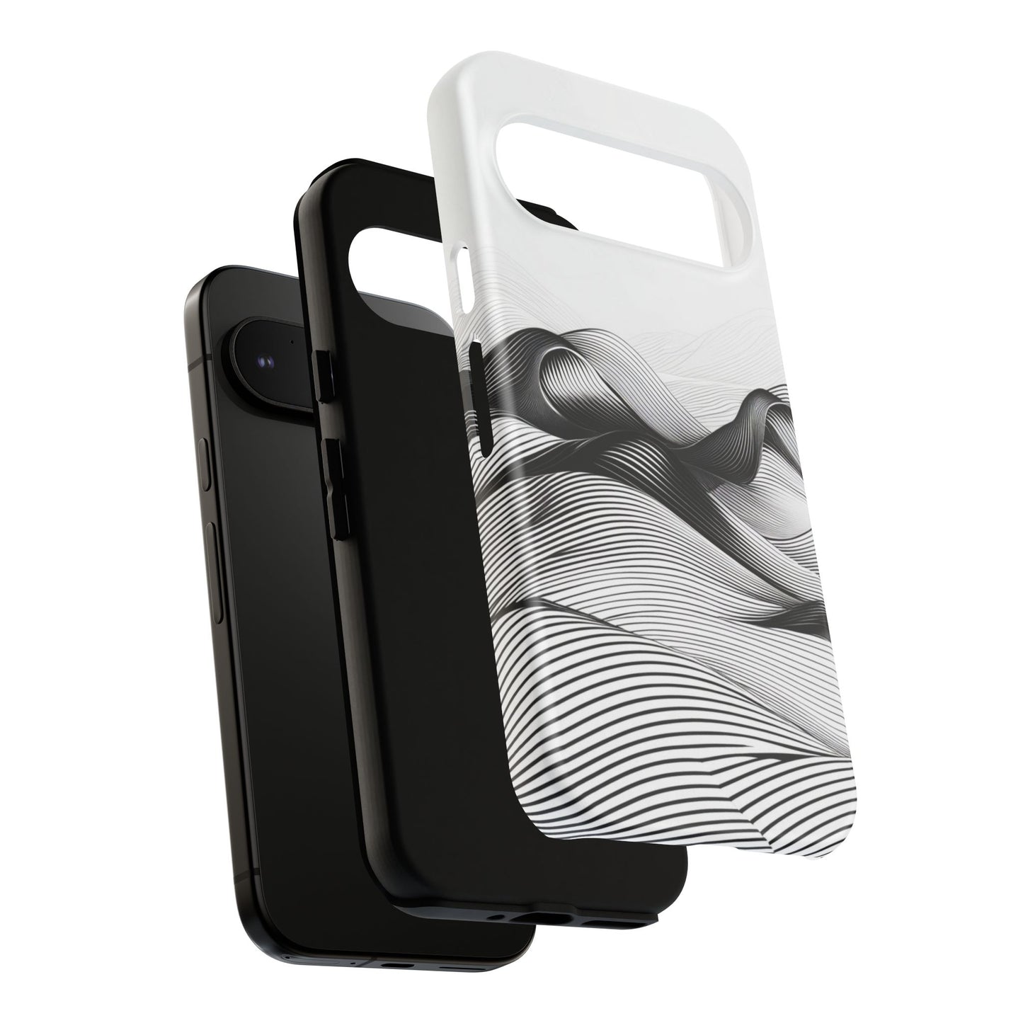 Abstract Waves Tough Phone Case