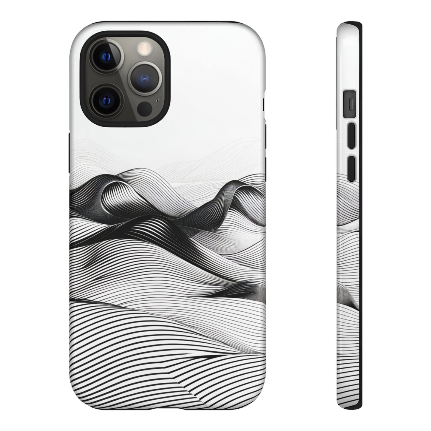 Abstract Waves Tough Phone Case