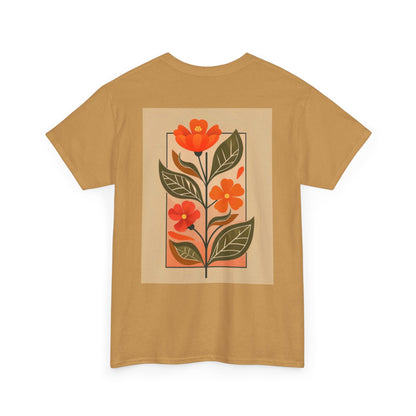 Vintage Floral Unisex Heavy Cotton Tee