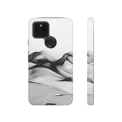 Abstract Waves Tough Phone Case