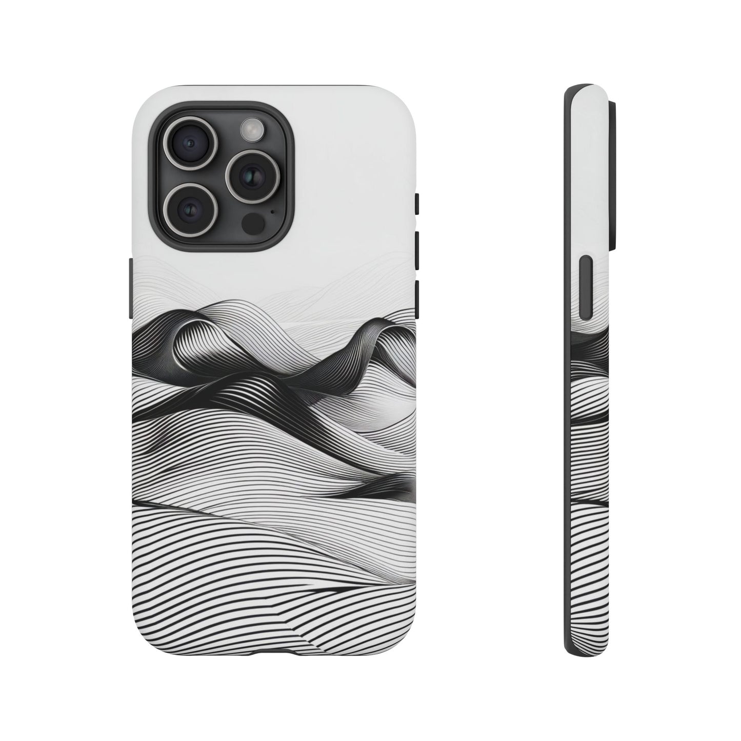 Abstract Waves Tough Phone Case