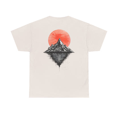 Mountain Sunset Unisex Heavy Cotton Tee