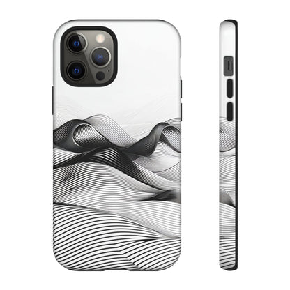 Abstract Waves Tough Phone Case