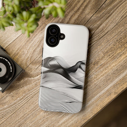 Abstract Waves Tough Phone Case