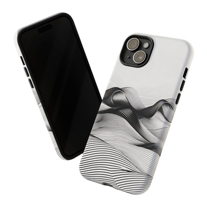 Abstract Waves Tough Phone Case