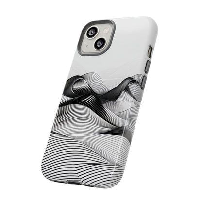 Abstract Waves Tough Phone Case