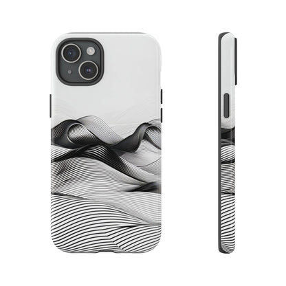 Abstract Waves Tough Phone Case