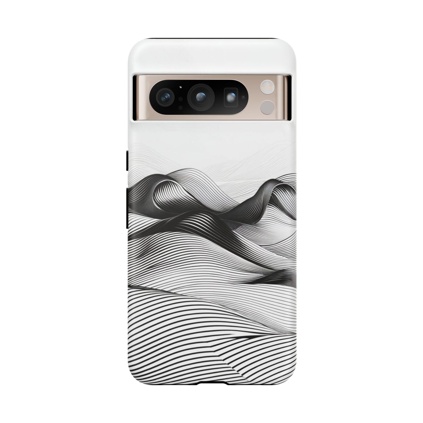 Abstract Waves Tough Phone Case