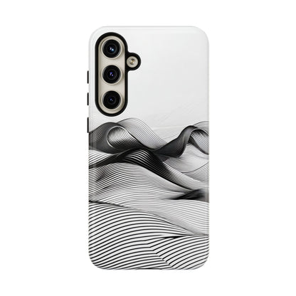 Abstract Waves Tough Phone Case