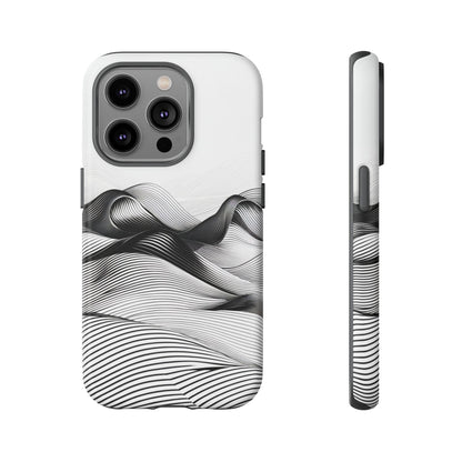 Abstract Waves Tough Phone Case