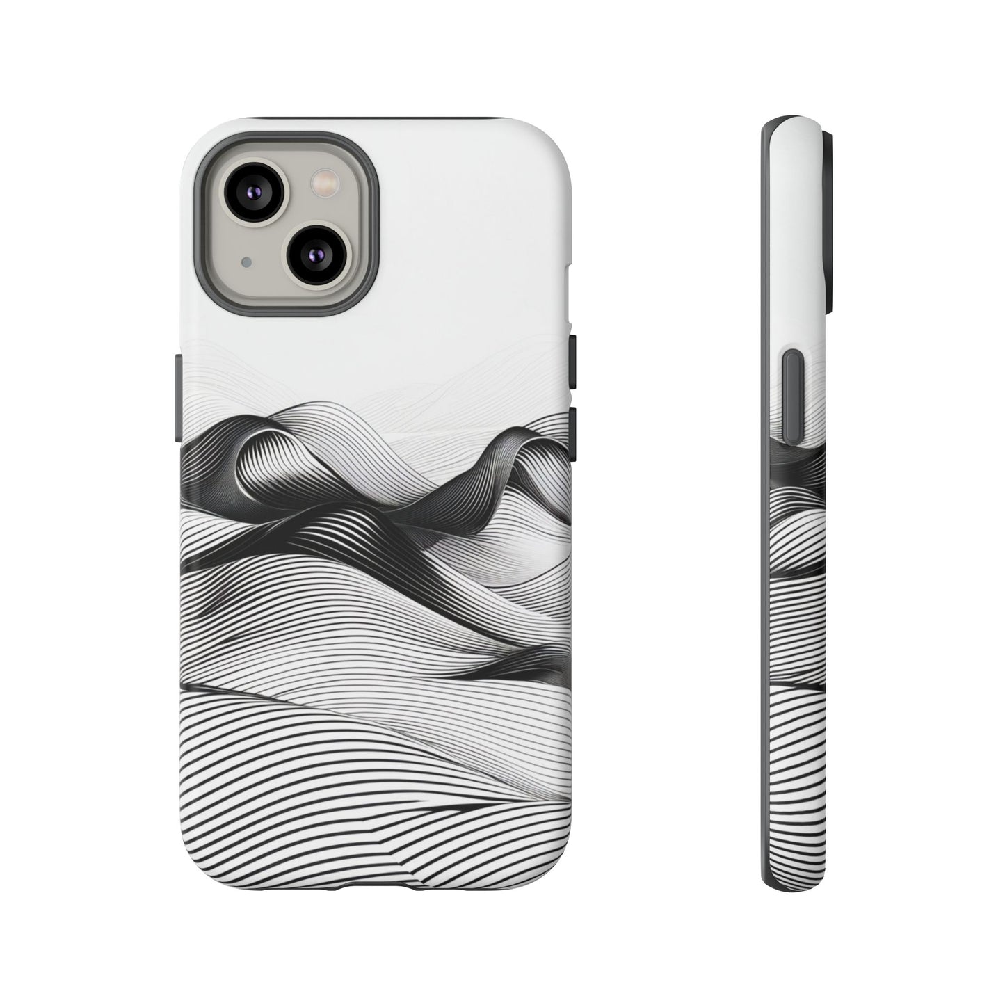 Abstract Waves Tough Phone Case