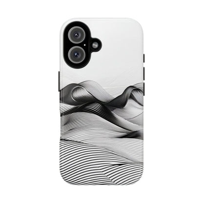 Abstract Waves Tough Phone Case