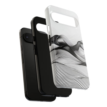 Abstract Waves Tough Phone Case