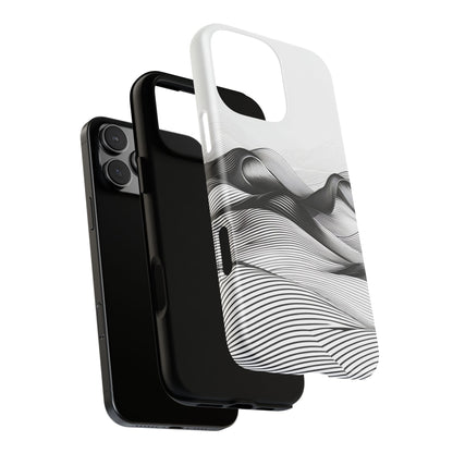 Abstract Waves Tough Phone Case