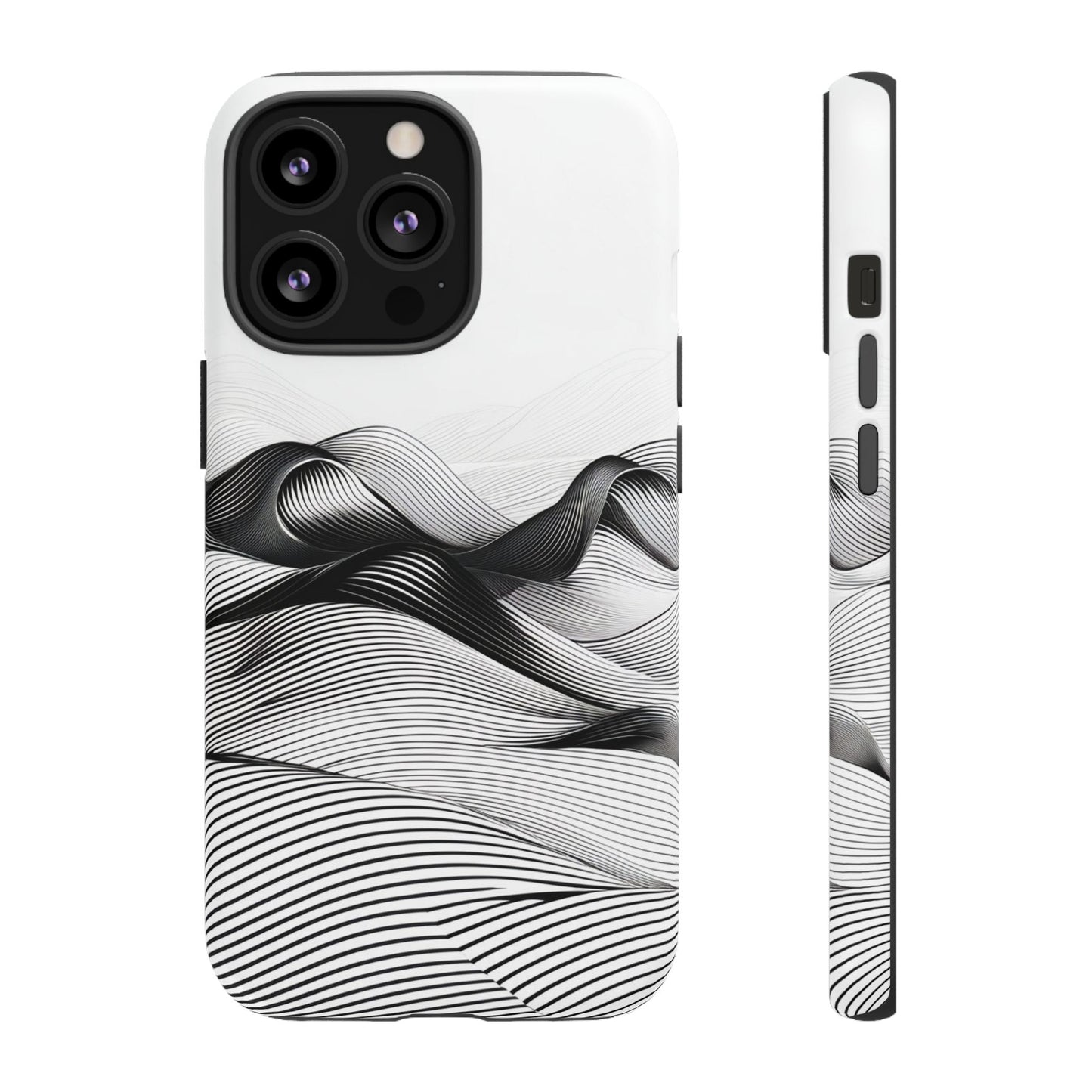 Abstract Waves Tough Phone Case