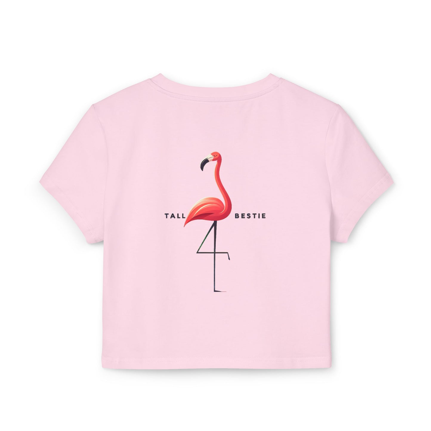 Tall Bestie Flamingo Women's Baby Tee