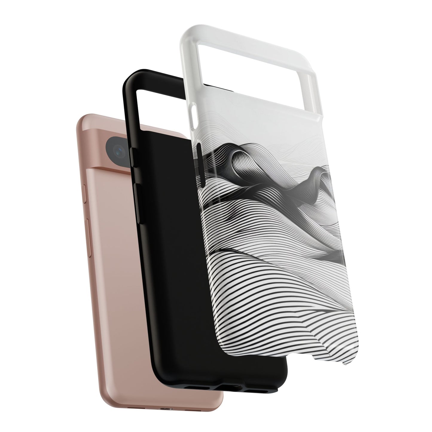 Abstract Waves Tough Phone Case