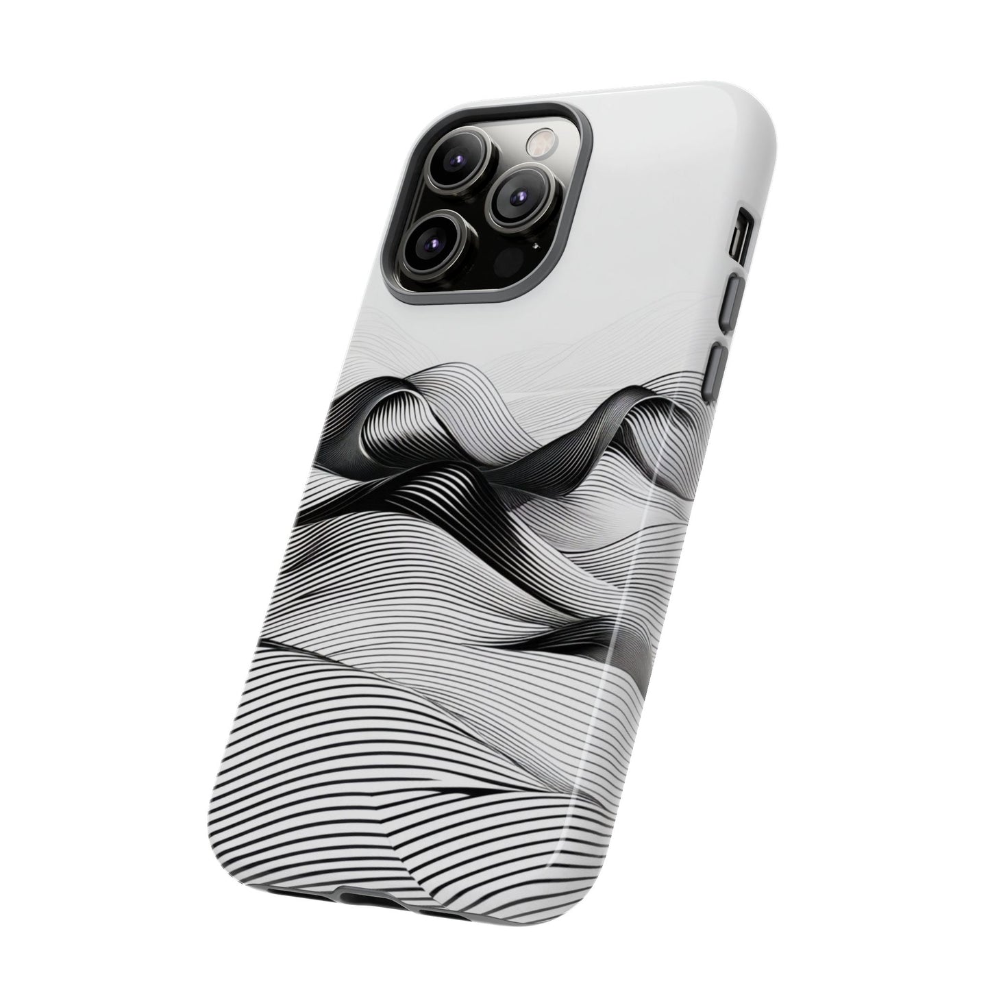 Abstract Waves Tough Phone Case