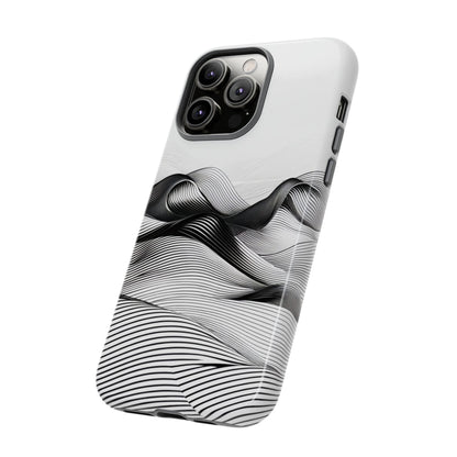 Abstract Waves Tough Phone Case