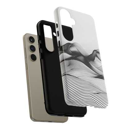 Abstract Waves Tough Phone Case