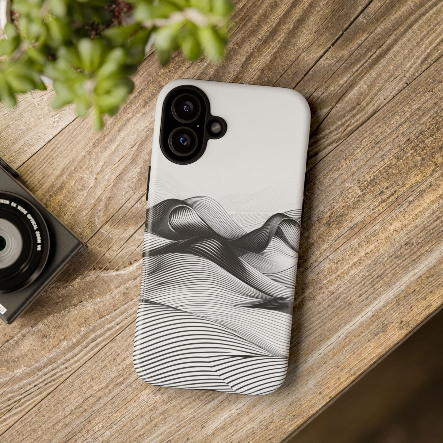 Abstract Waves Tough Phone Case