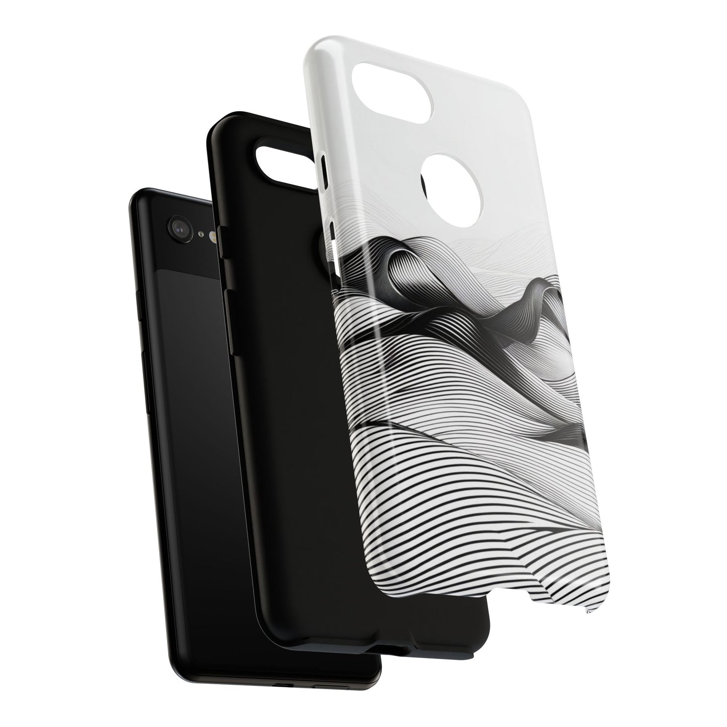 Abstract Waves Tough Phone Case