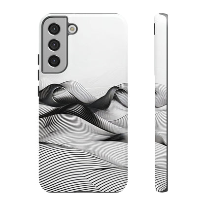 Abstract Waves Tough Phone Case