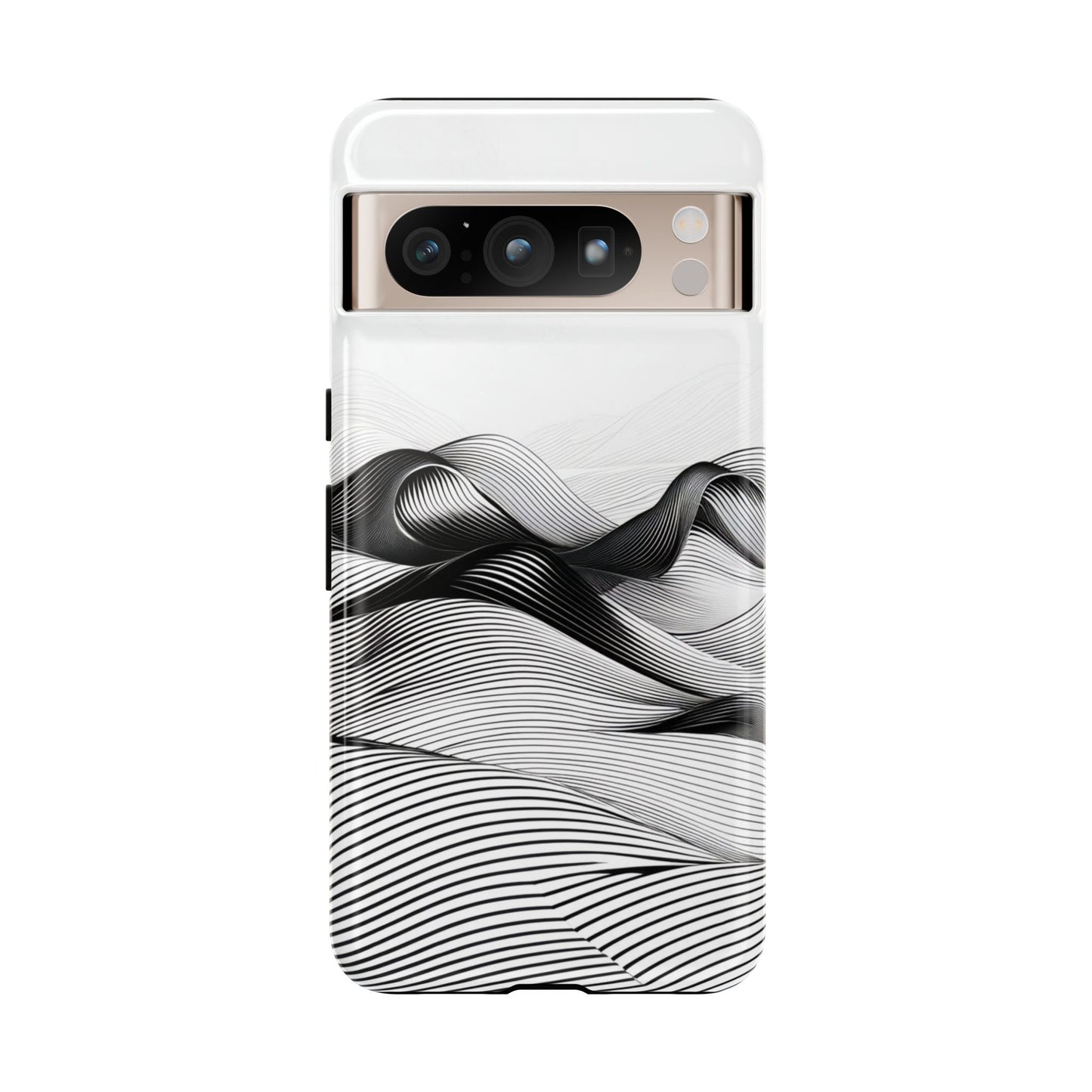 Abstract Waves Tough Phone Case