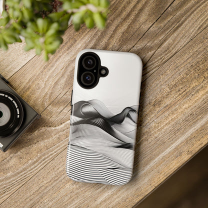 Abstract Waves Tough Phone Case