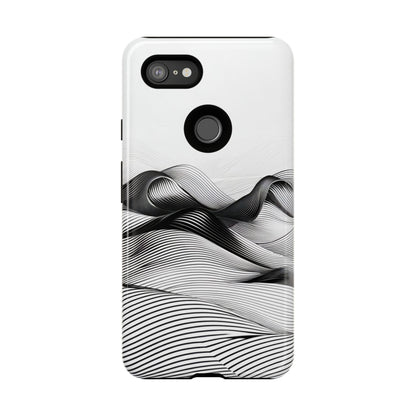 Abstract Waves Tough Phone Case