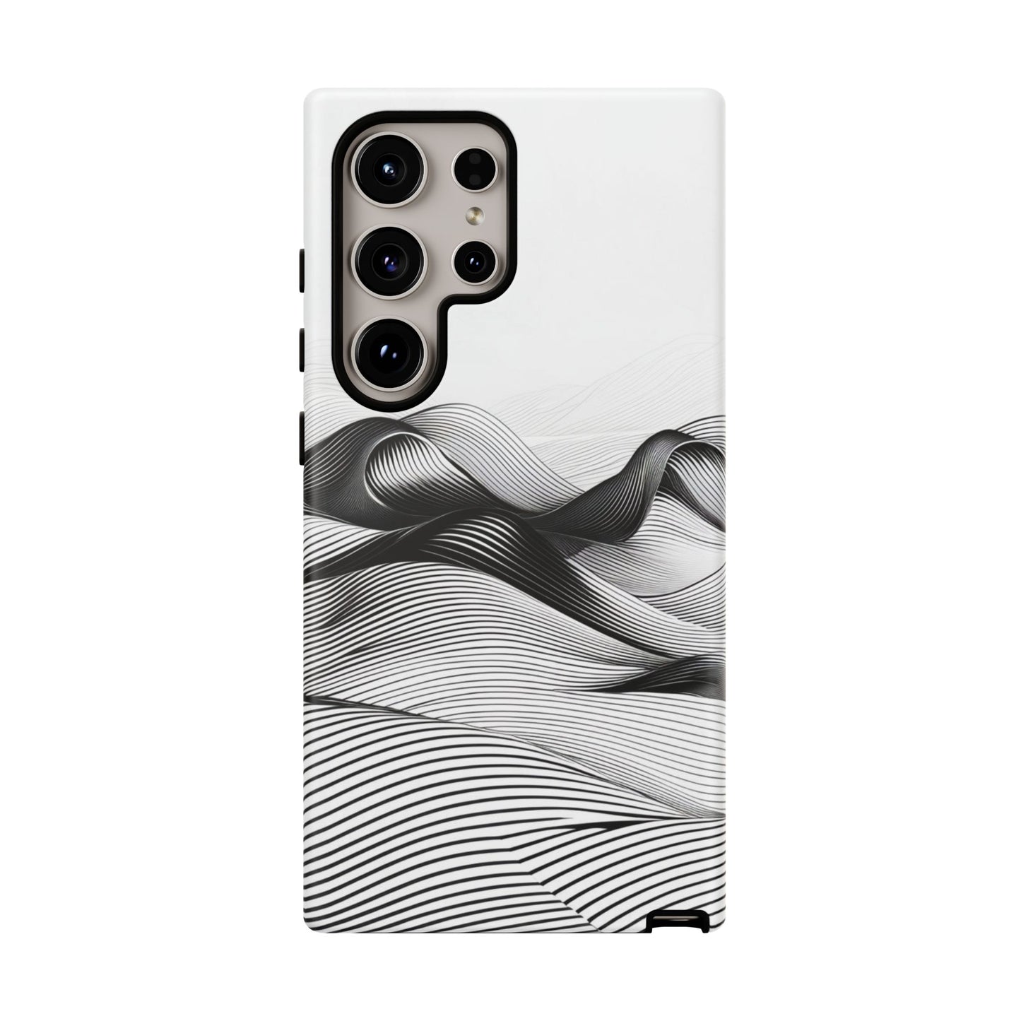 Abstract Waves Tough Phone Case