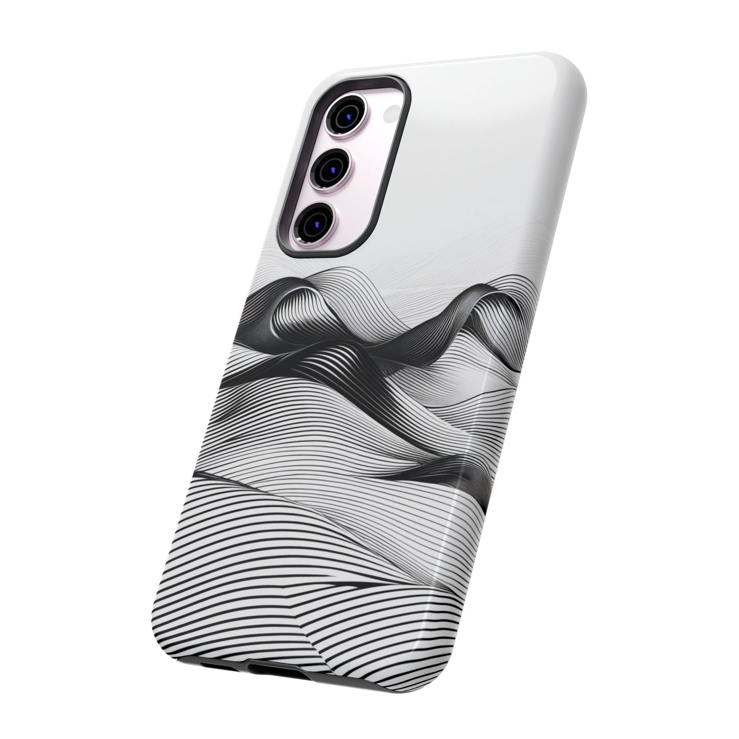 Abstract Waves Tough Phone Case