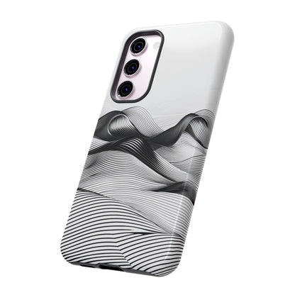 Abstract Waves Tough Phone Case