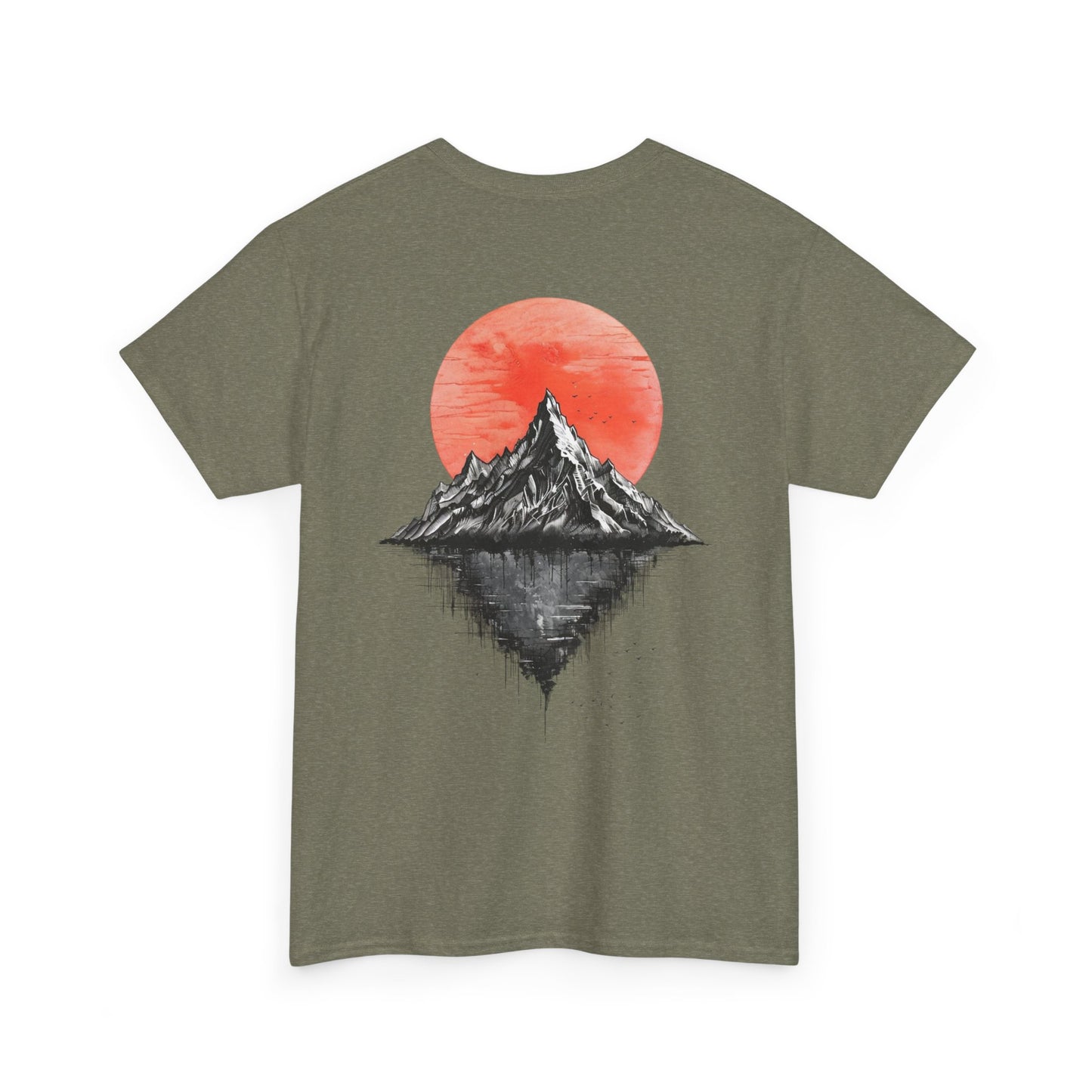 Mountain Sunset Unisex Heavy Cotton Tee