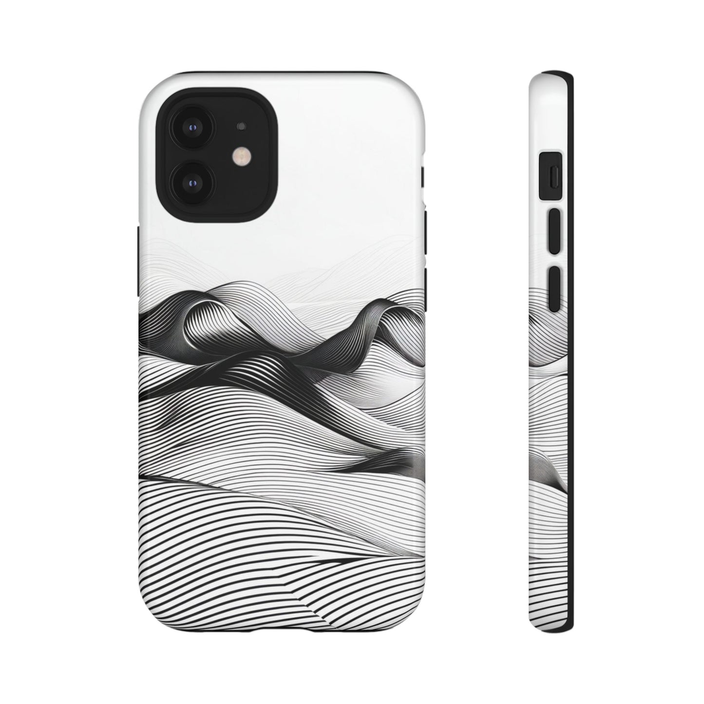 Abstract Waves Tough Phone Case