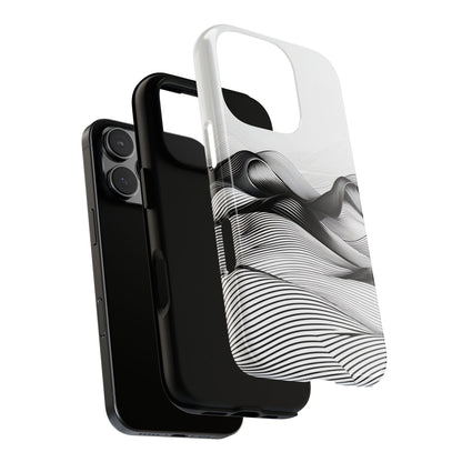 Abstract Waves Tough Phone Case