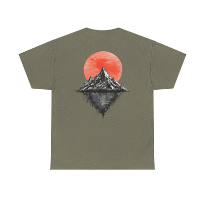 Mountain Sunset Unisex Heavy Cotton Tee