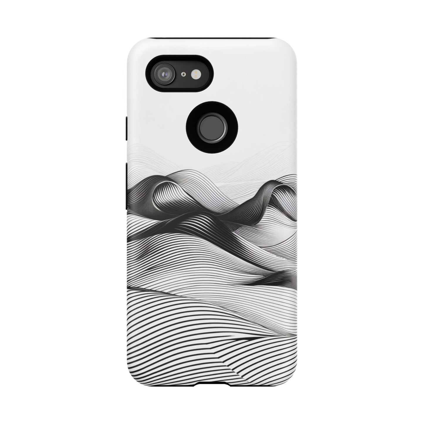 Abstract Waves Tough Phone Case