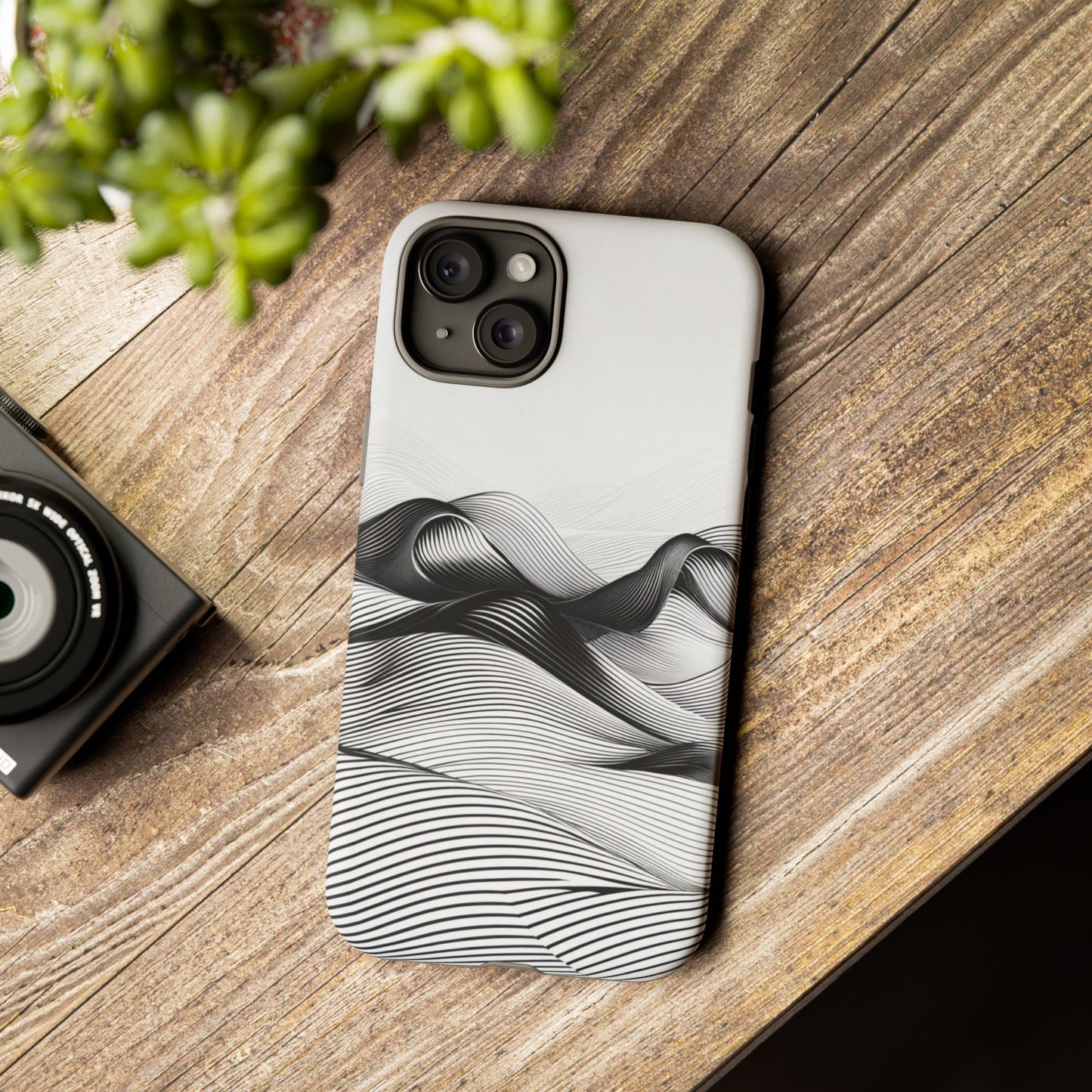 Abstract Waves Tough Phone Case