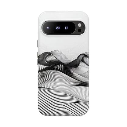 Abstract Waves Tough Phone Case