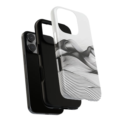 Abstract Waves Tough Phone Case