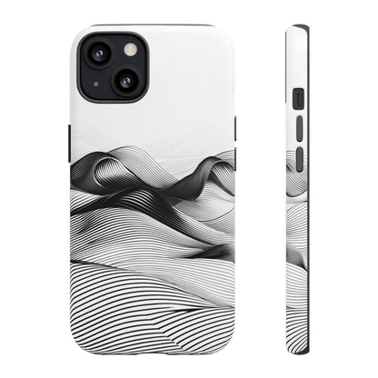 Abstract Waves Tough Phone Case