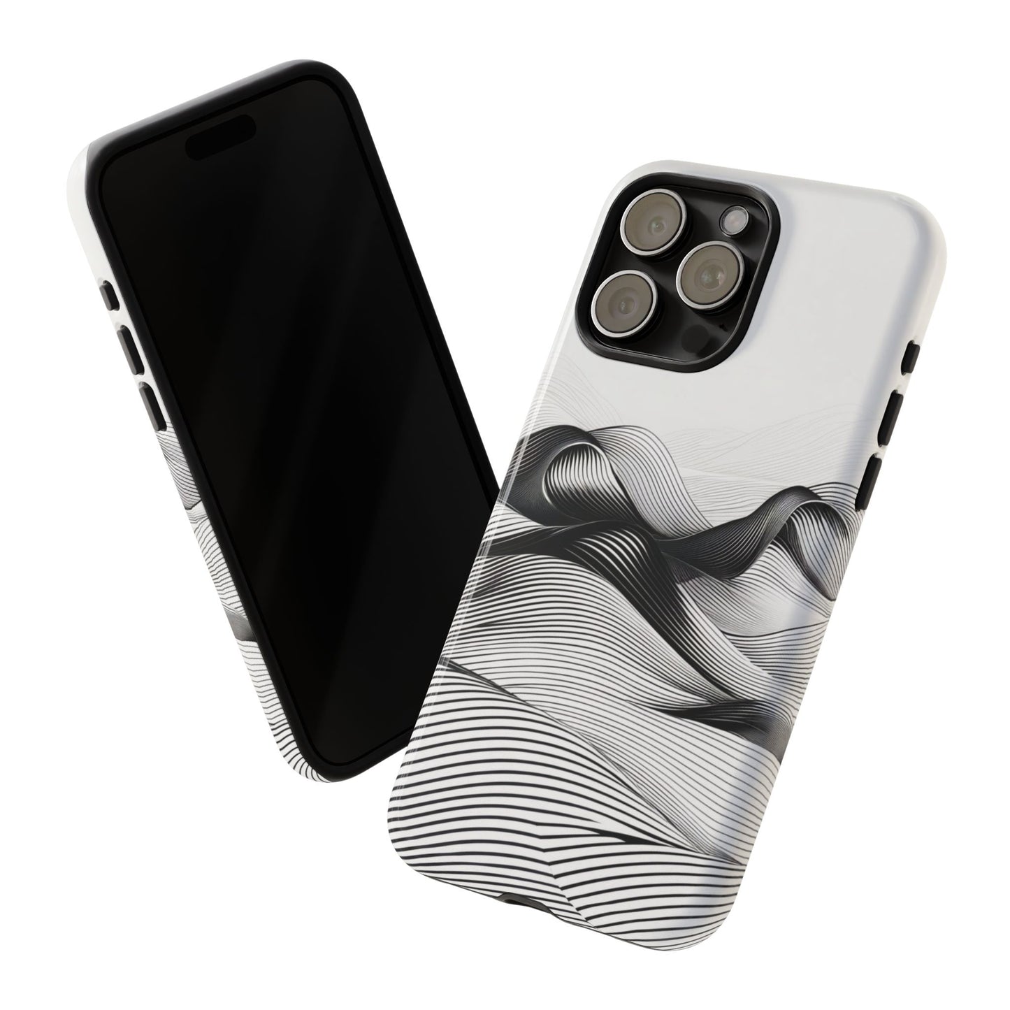 Abstract Waves Tough Phone Case