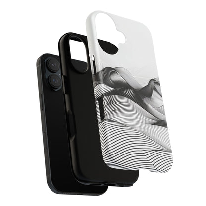 Abstract Waves Tough Phone Case